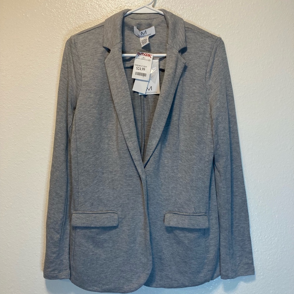 Magaschoni Gray Blazer New!